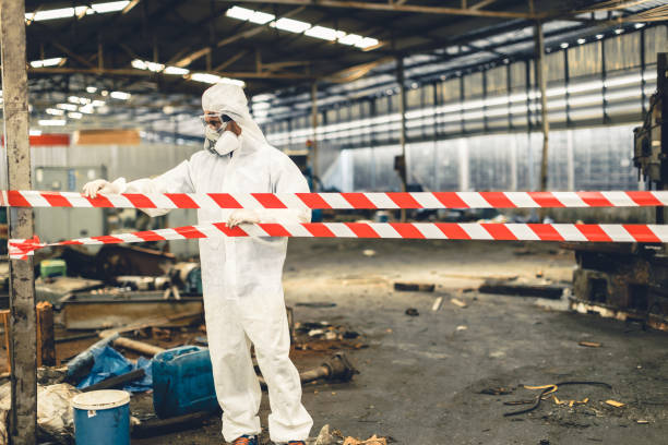 Professional Infectious Disease Decontamination technician working in Belmont, NH